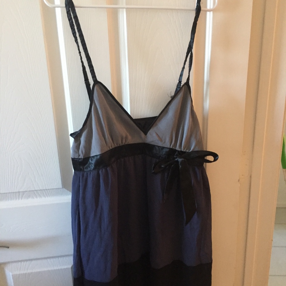 Amisu Colorblock Babydoll Dress Sz 40